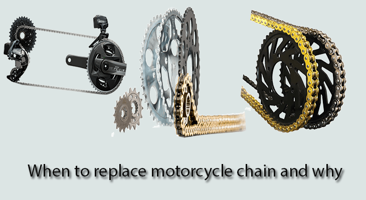When to replace motorcycle chain and why